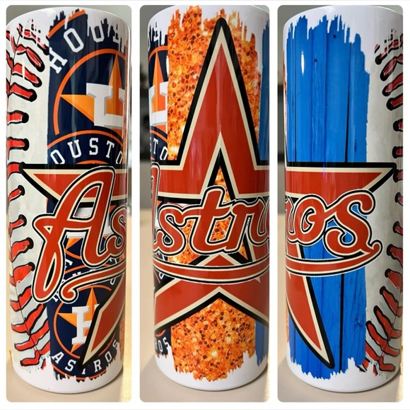 Tumbler Old School Astros - Picture 1 of 7